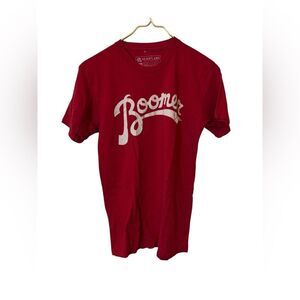 HEARTLAND Oklahoma University OU Boomer T-Shirt Red Small Womens Tee